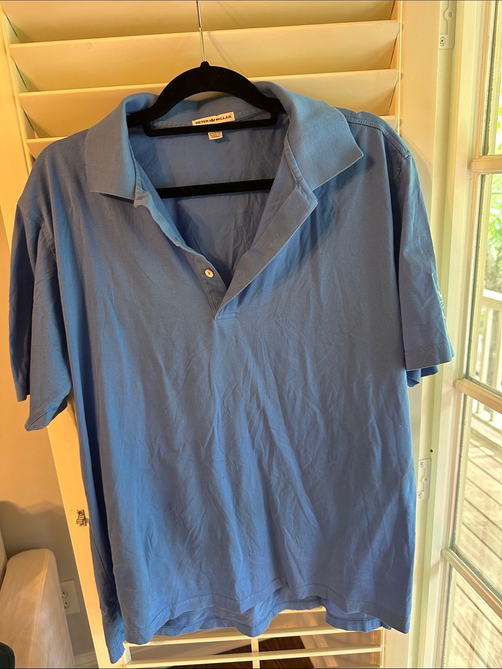 Peter Millar Men's Sky Blue Polo Shirt